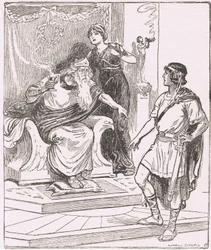 Der Minotaurus: Dieses Schwert, rief er, wie bist du dazu gekommen